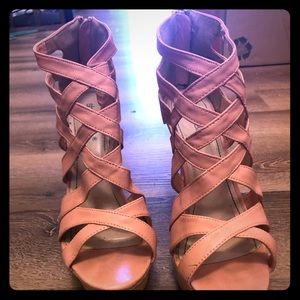 Pink Ankle Heels for sale